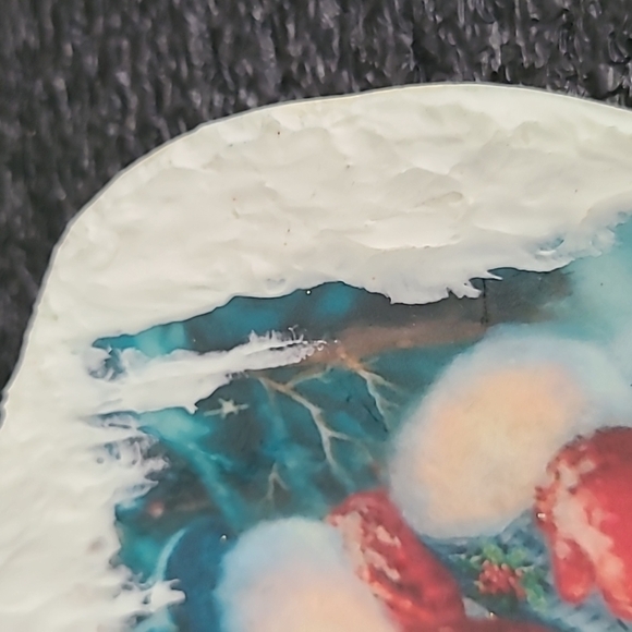 Snowman Shell Christmas Ornament (Handcrafted) - Picture 4 of 7